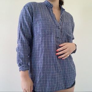 Madewell button down flannel top